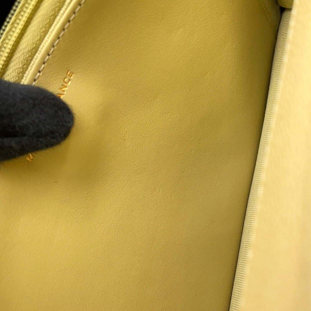 CHANEL Authentic Cream Caviar Leather Logo Wallet - Picture 10 of 16